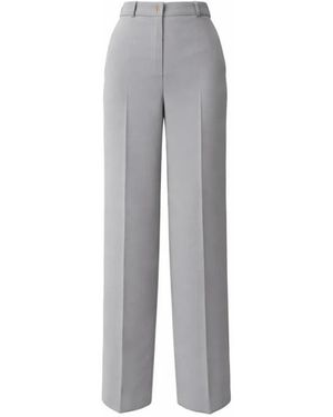 Elisabetta Franchi Straight Trousers - Grey