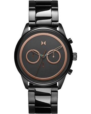 MVMT Chronograph powerlane edelstahl uhr - Schwarz