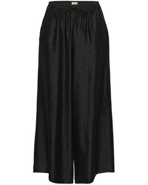 Soaked In Luxury Corinne Wijde Broek - Zwart