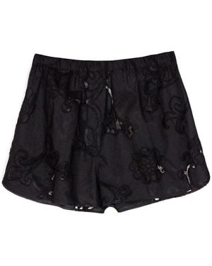 Semicouture Short Shorts - Negro