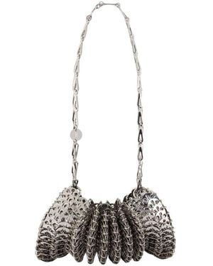 Rabanne Schultertasche - Grau
