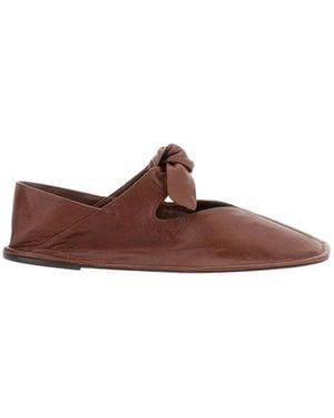Hereu Ballerina Shoes - Brown