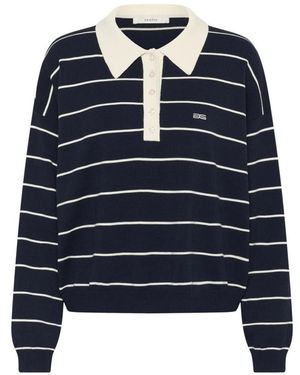 Gestuz Skycaptain Striped Knit - Blauw