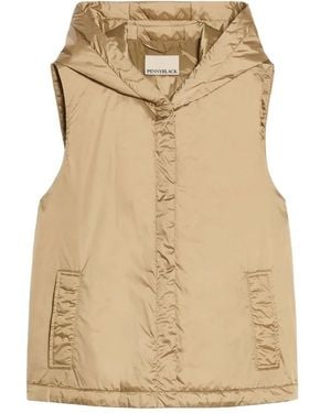 Pennyblack Jassen ,Nylon Pbbfuretto Vest - Naturel