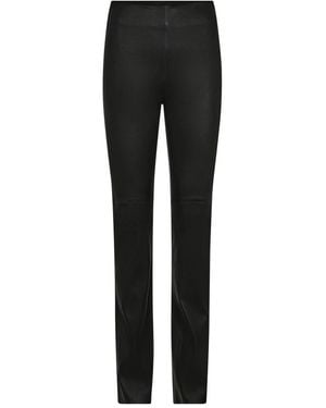 Mos Mosh Leather Trousers - Negro