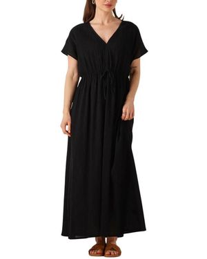 Modström Vielseitiges Schwarzes Midi-Kleid Für Frauen