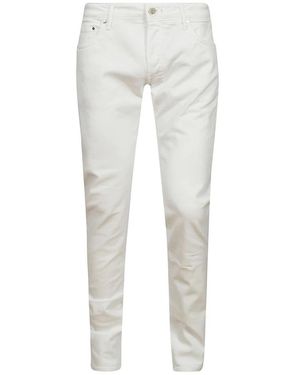 Hand Picked Slim Fit Jeans - White