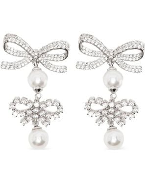 Self-Portrait Earrings - Metallic