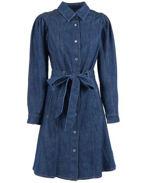 7 For All Mankind Shirt Dresses - Blue