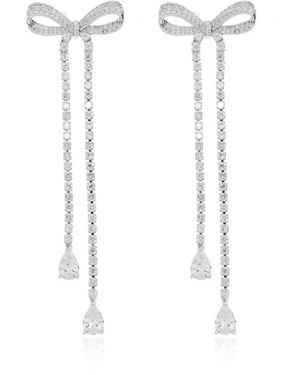 Self-Portrait Earrings - White