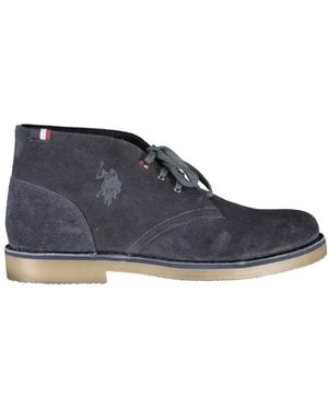 U.S. POLO ASSN. Lace-Up Boots - Blue
