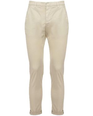 Dondup Slim-Fit Trousers - Natural