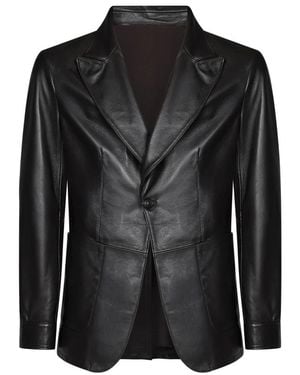 Franzese Collection Leather Jackets - Black