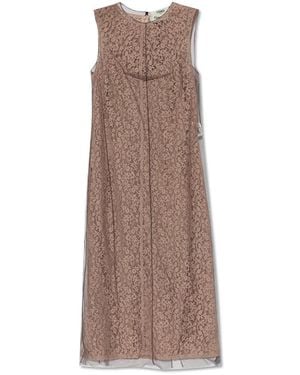 Fendi Midi Dresses - Brown