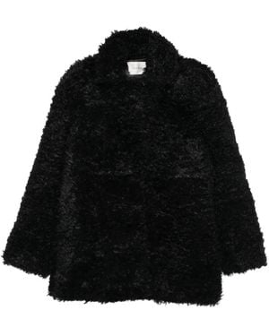 Gestuz Faux Fur & Shearling Jackets - Black