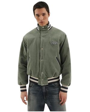 1989 STUDIO Corduroy Varsity Jacket - Grün