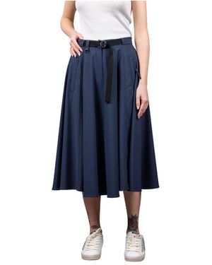 DUNO Midi Skirts - Azul