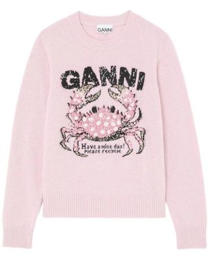 Ganni Truien & Vesten ,Roze ,Trui