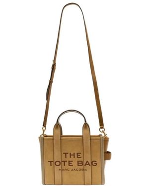 Marc Jacobs The Suede Small Tote Bag - Natur