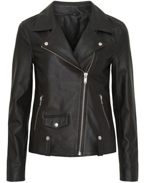 Notyz Leather Jackets - Black