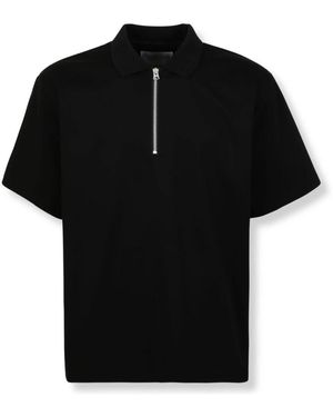 Sacai Polo Shirts - Black