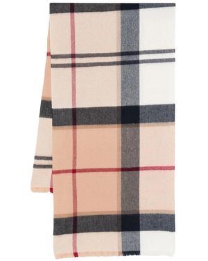 Barbour Winter Scarves - Natural