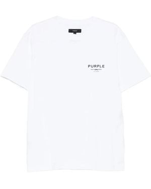 Purple Brand T-Shirts - White