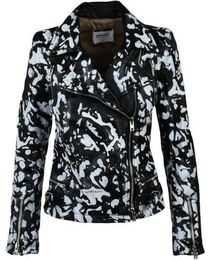 S.w.o.r.d 6.6.44 W.O.R.D 6.6.44, ,Jassen ,Veelkleurig ,Leer Chiodo Jacket - Zwart
