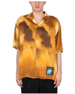 Ambush Overhemden ,Geel ,Bowling Shirt - Oranje