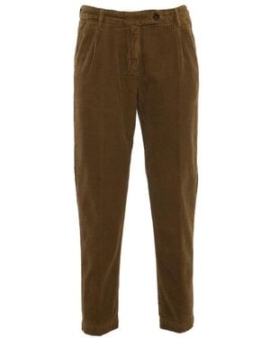 Massimo Alba Straight Trousers - Brown