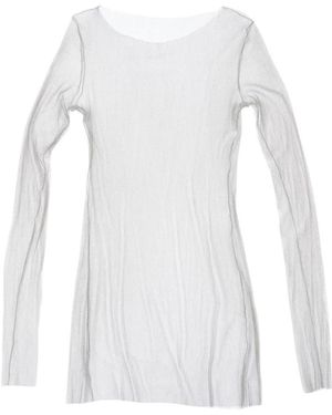 Cortana Long Sleeve Tops - White