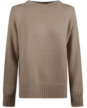 Drumohr Round-Neck Knitwear - Marrón