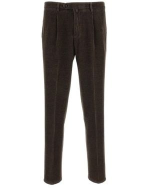 BRIGLIA Slim-Fit Trousers - Black
