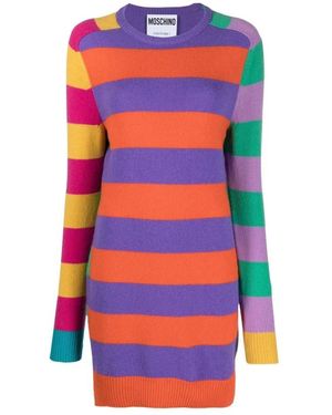 Moschino Knitted Dresses - Blu