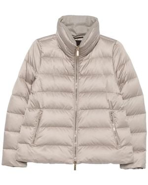 Moorer Jassen ,Grijs ,Argentea Marmo Down Jacket - Naturel