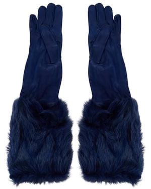 Alberta Ferretti Gloves - Blue