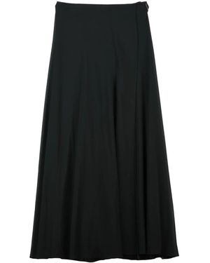 Calvin Klein Rokken ,Zwart ,Polyester Gonna Lunga