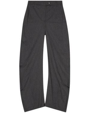 REMAIN Birger Christensen Wide Trousers - Grey