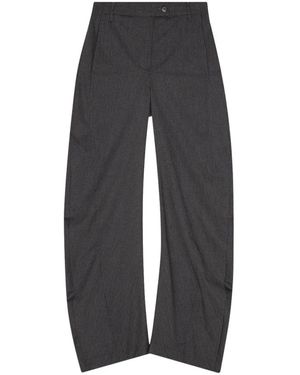 REMAIN Birger Christensen Wide Trousers - Grey