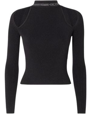 Gcds Round-Neck Knitwear - Blue