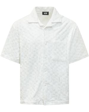 Gcds Short Sleeve Shirts - Bianco
