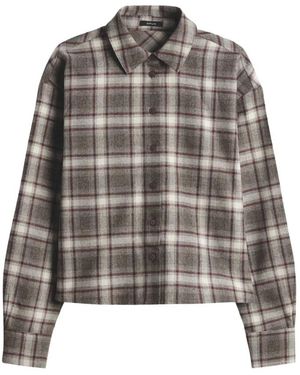 Opus Blouse Lange Mouw Flakaro - Grijs