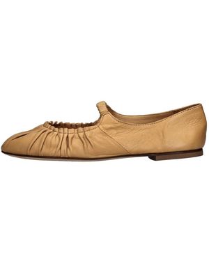 LORENA PAGGI Schoenen ,Leer Ballerina Schoenen - Naturel