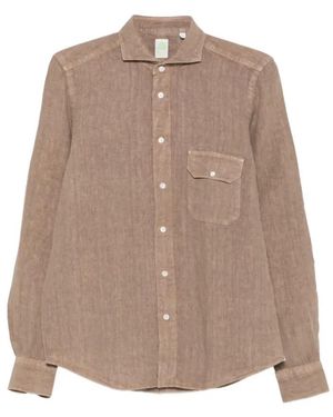 Finamore 1925 Casual Shirts - Marrón