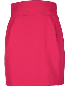 Alexandre Vauthier Eleganter Rock Aus Polyester Elastan - Pink