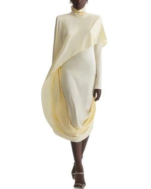 Mugler Midi Dresses - Natural