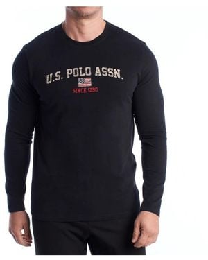 U.S. POLO ASSN. Long Sleeve T-Shirts - Black