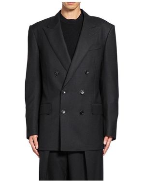 Tom Ford Broken Twill Jacket - Zwart