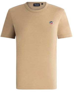 Fusalp Tops ,Katoen Talixe T-Shirt Met Korte Mouwen - Naturel