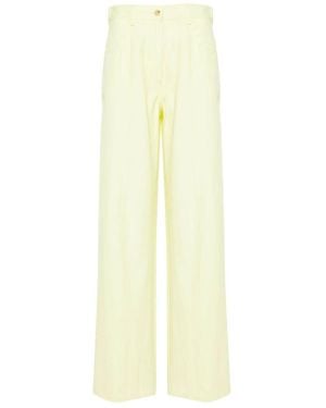 forte_forte Wide Trousers - Amarillo